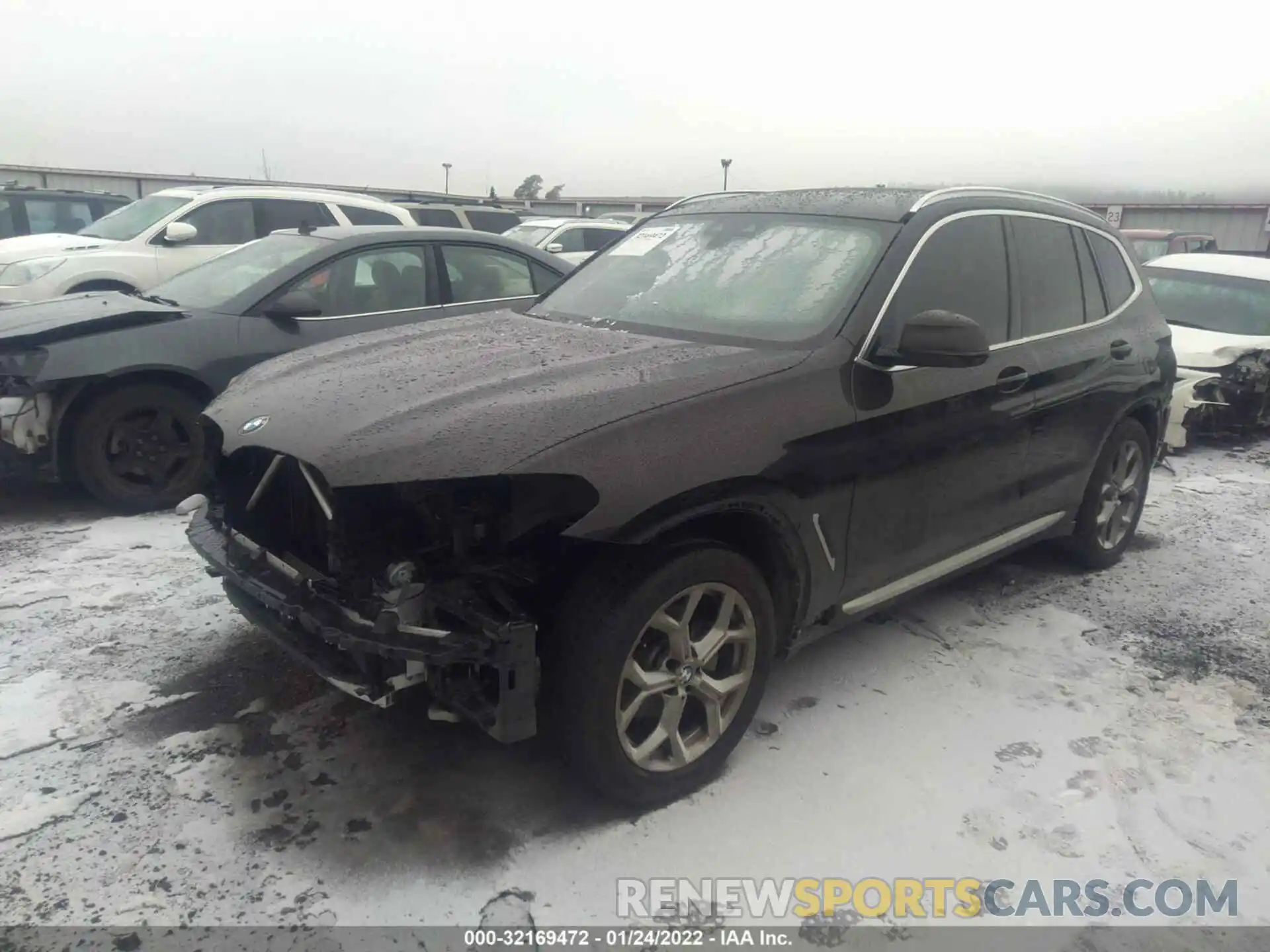 2 Фотография поврежденного автомобиля 5UXTY5C07L9C62081 BMW X3 2020