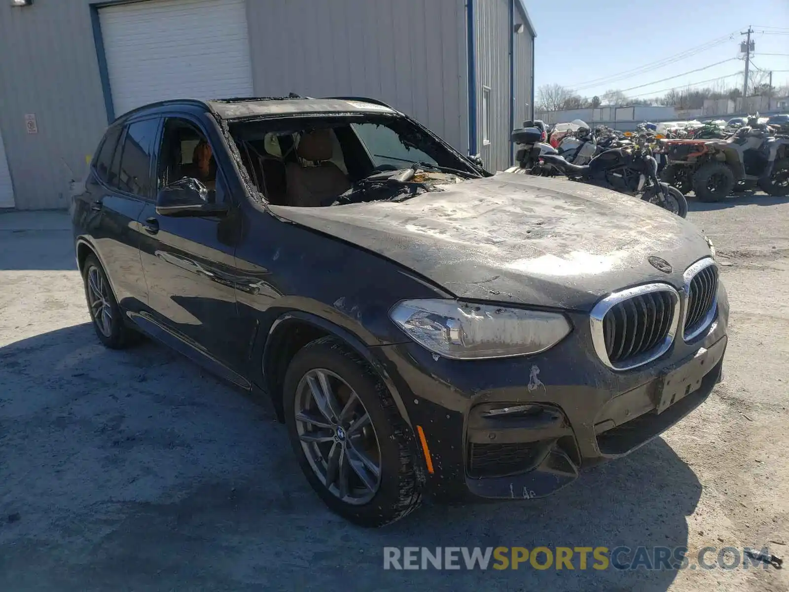 1 Photograph of a damaged car 5UXTY5C07L9C80094 BMW X3 2020