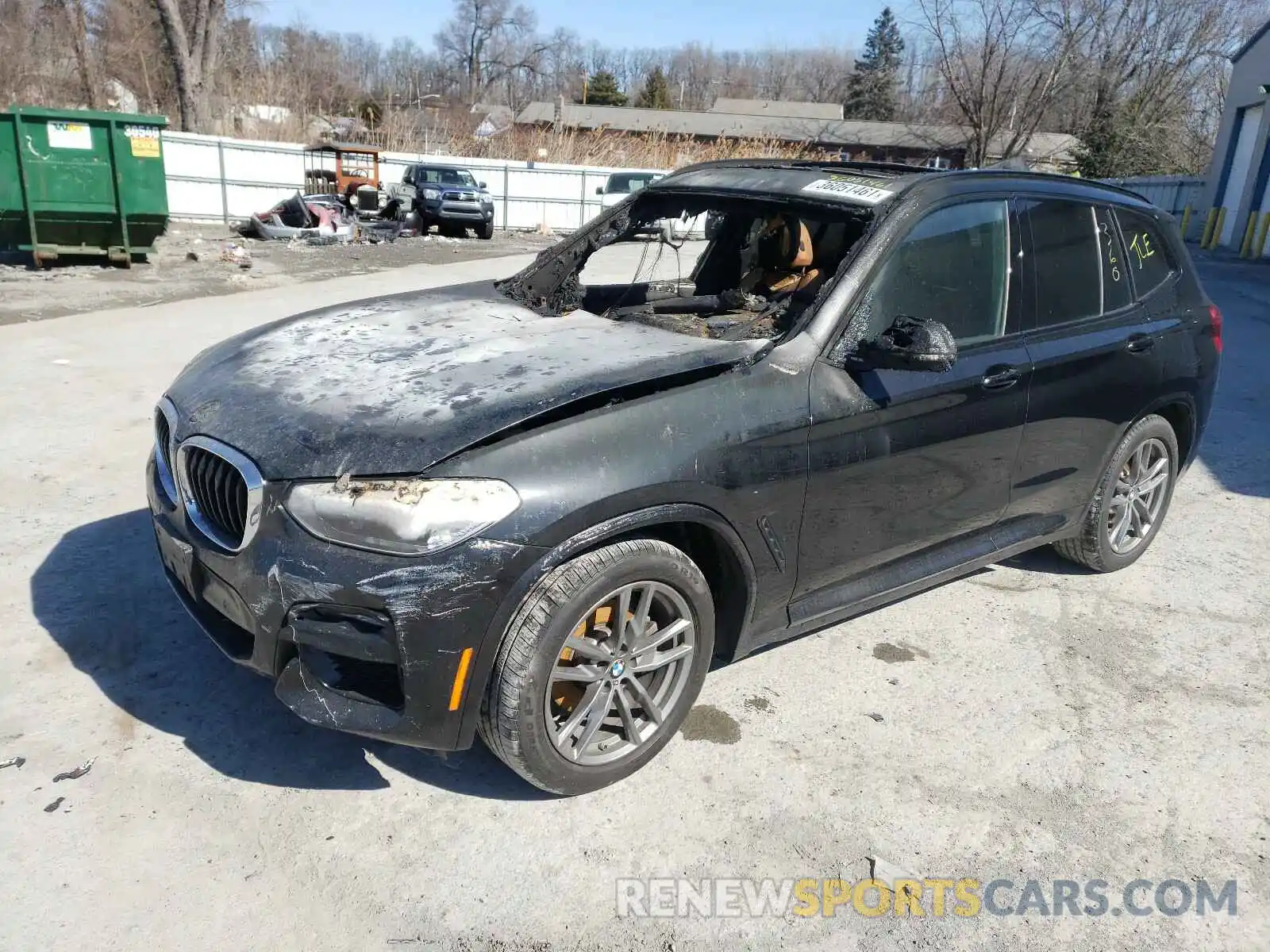 2 Фотография поврежденного автомобиля 5UXTY5C07L9C80094 BMW X3 2020