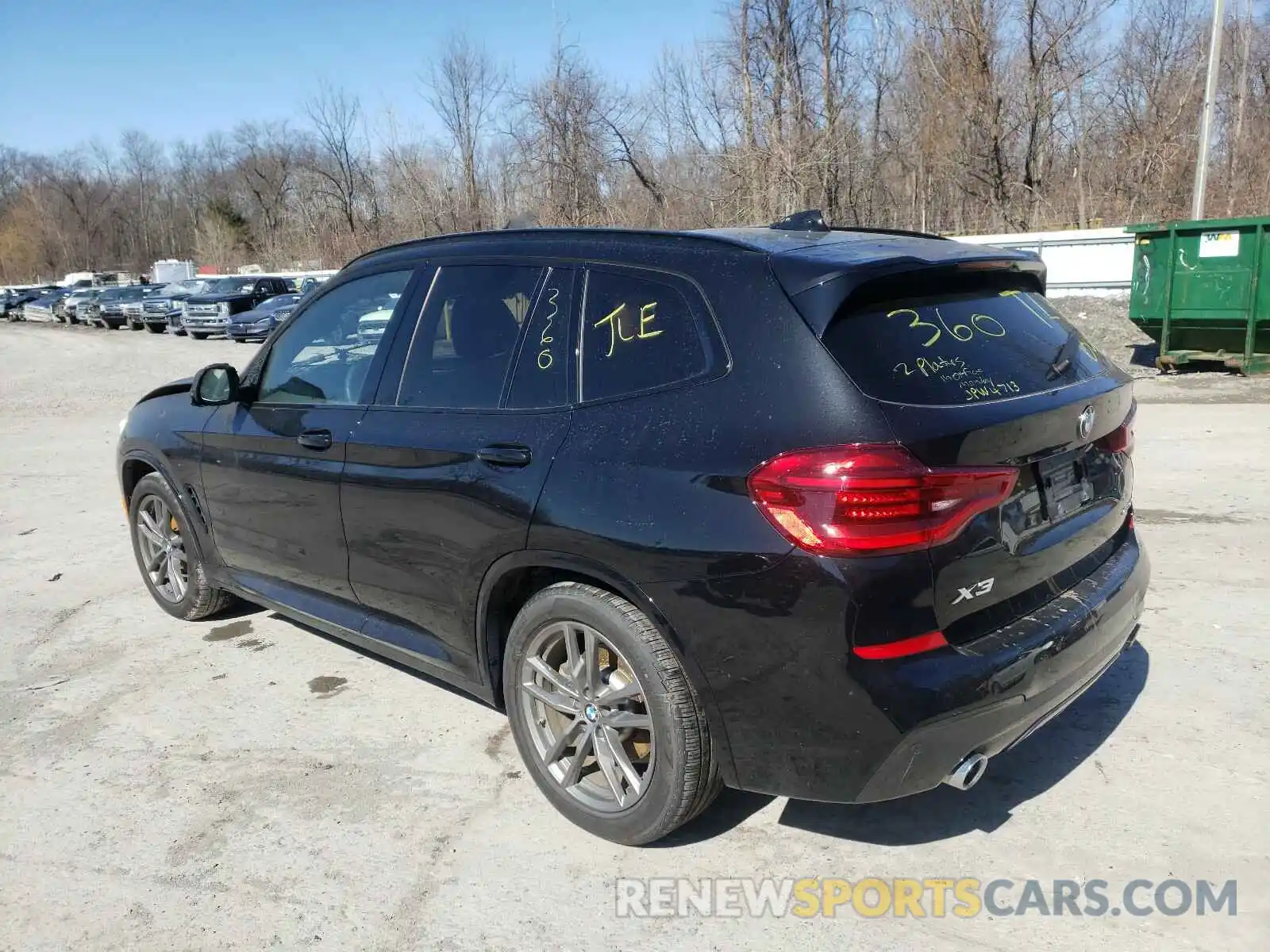 3 Photograph of a damaged car 5UXTY5C07L9C80094 BMW X3 2020