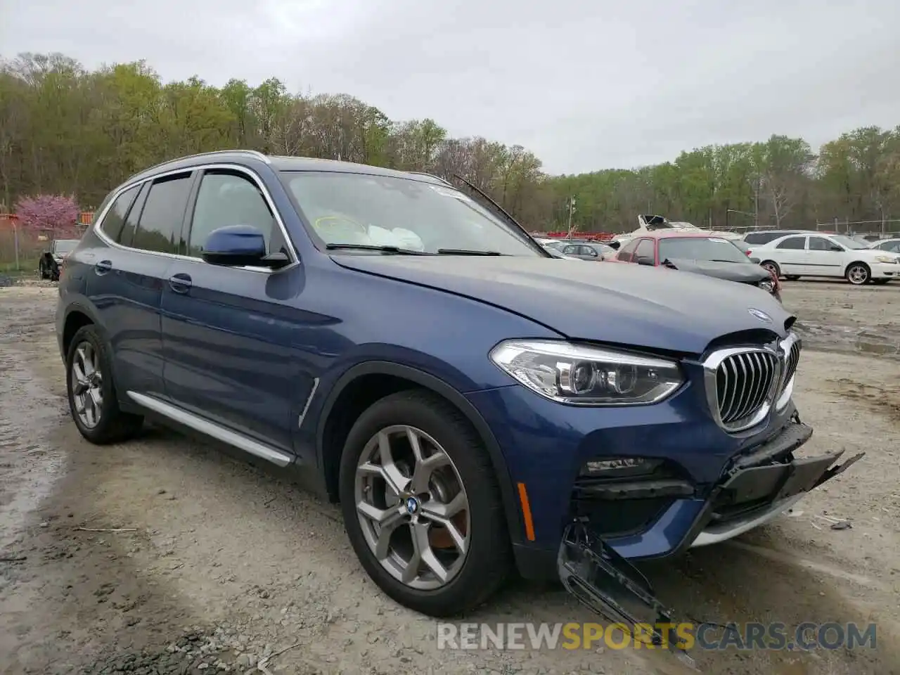 1 Photograph of a damaged car 5UXTY5C07L9C90172 BMW X3 2020