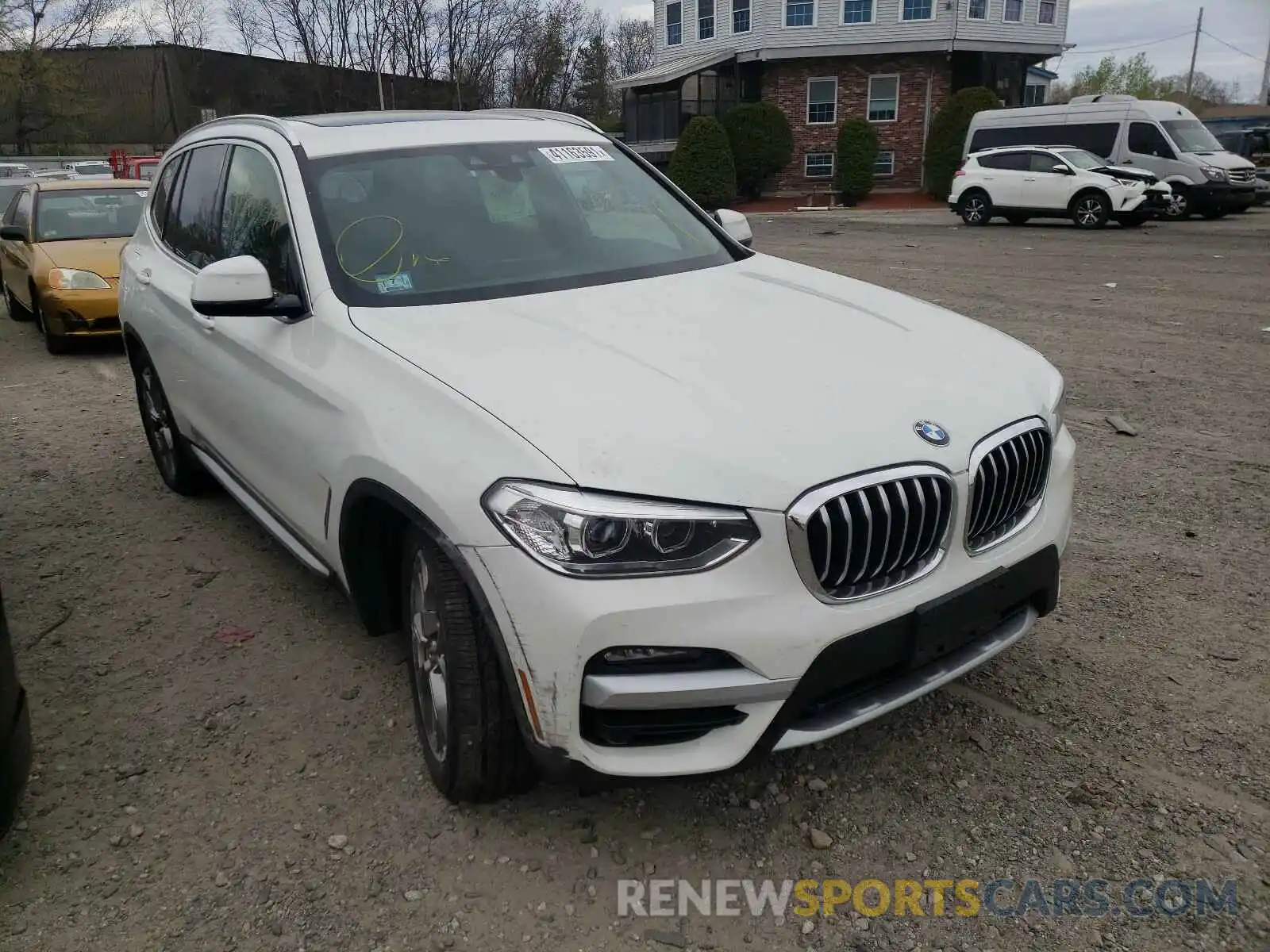 1 Photograph of a damaged car 5UXTY5C07L9C98126 BMW X3 2020