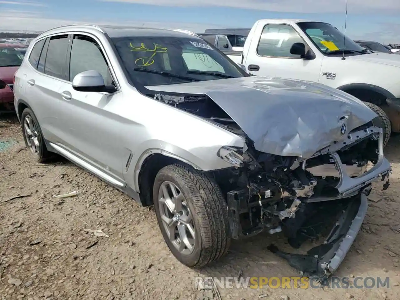 1 Photograph of a damaged car 5UXTY5C07L9D00277 BMW X3 2020