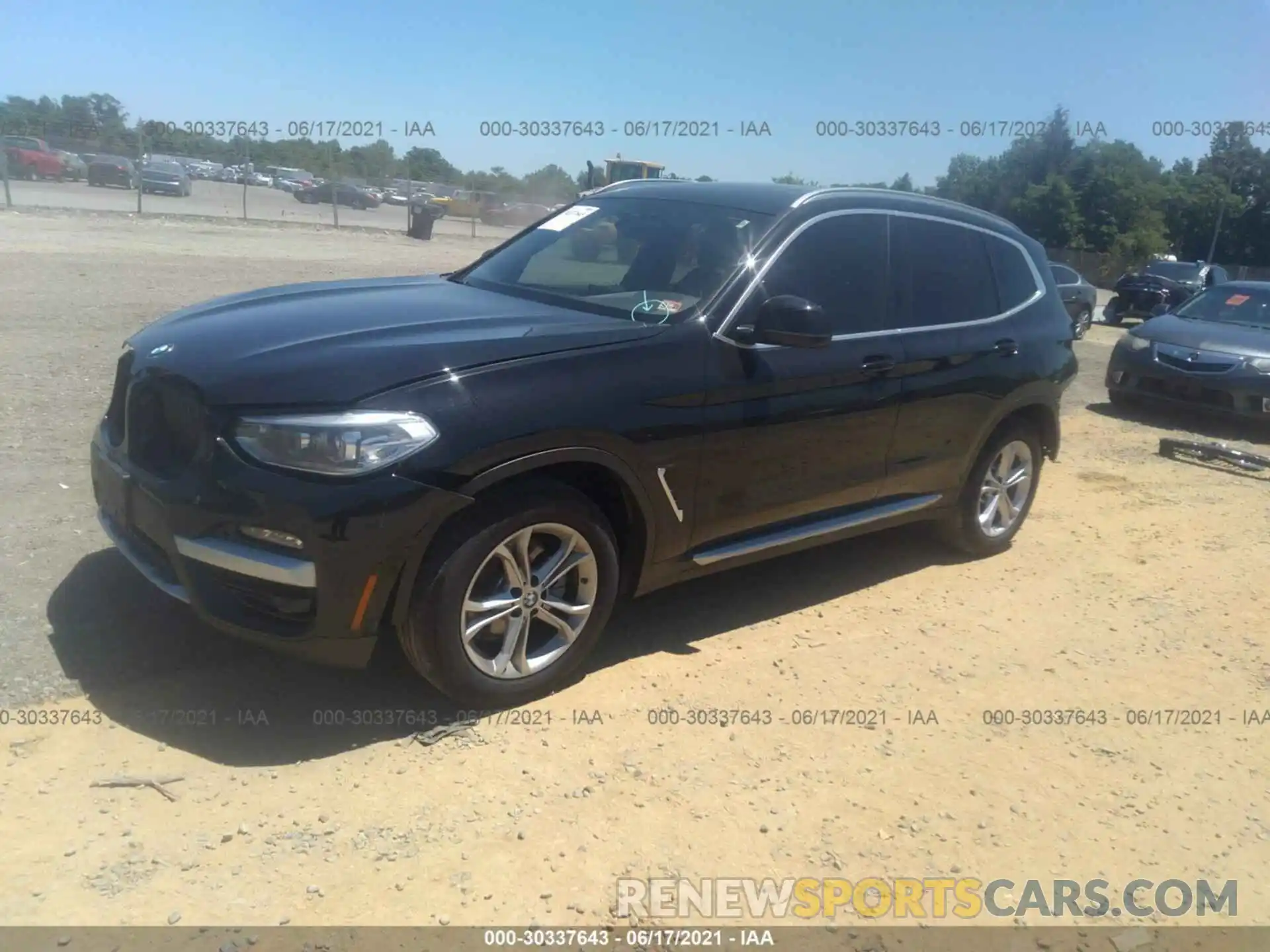 2 Photograph of a damaged car 5UXTY5C07LLT31965 BMW X3 2020