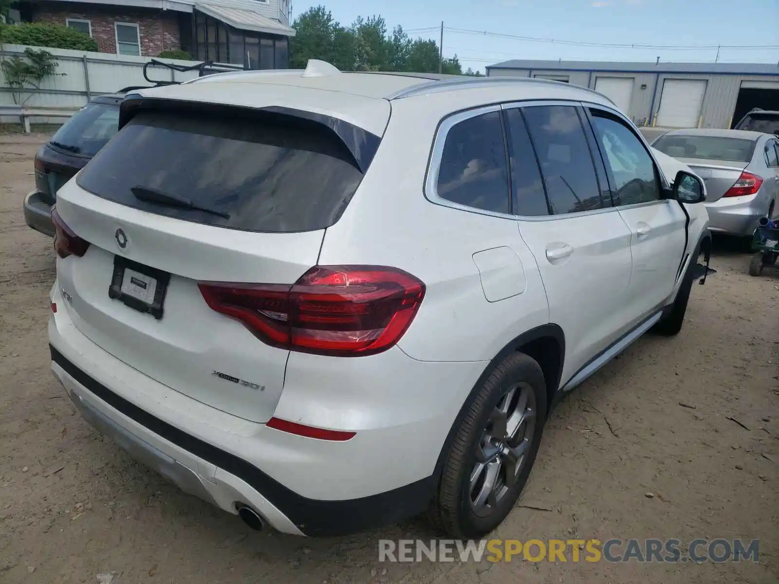 4 Фотография поврежденного автомобиля 5UXTY5C07LLT32792 BMW X3 2020