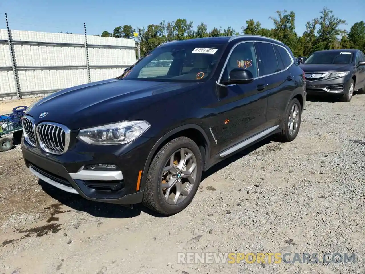 2 Photograph of a damaged car 5UXTY5C07LLT33117 BMW X3 2020