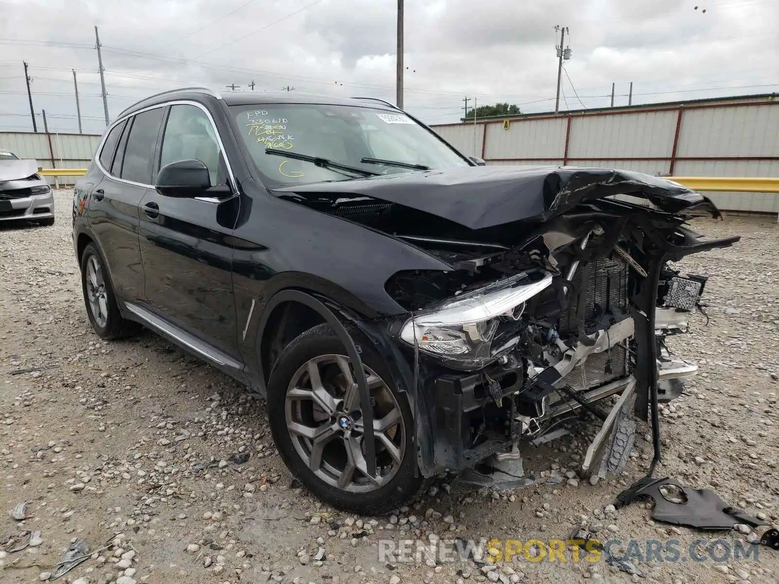 1 Photograph of a damaged car 5UXTY5C07LLT34767 BMW X3 2020