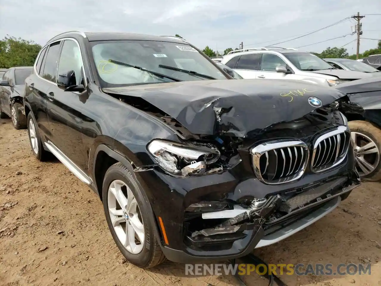 1 Photograph of a damaged car 5UXTY5C08L9B01089 BMW X3 2020