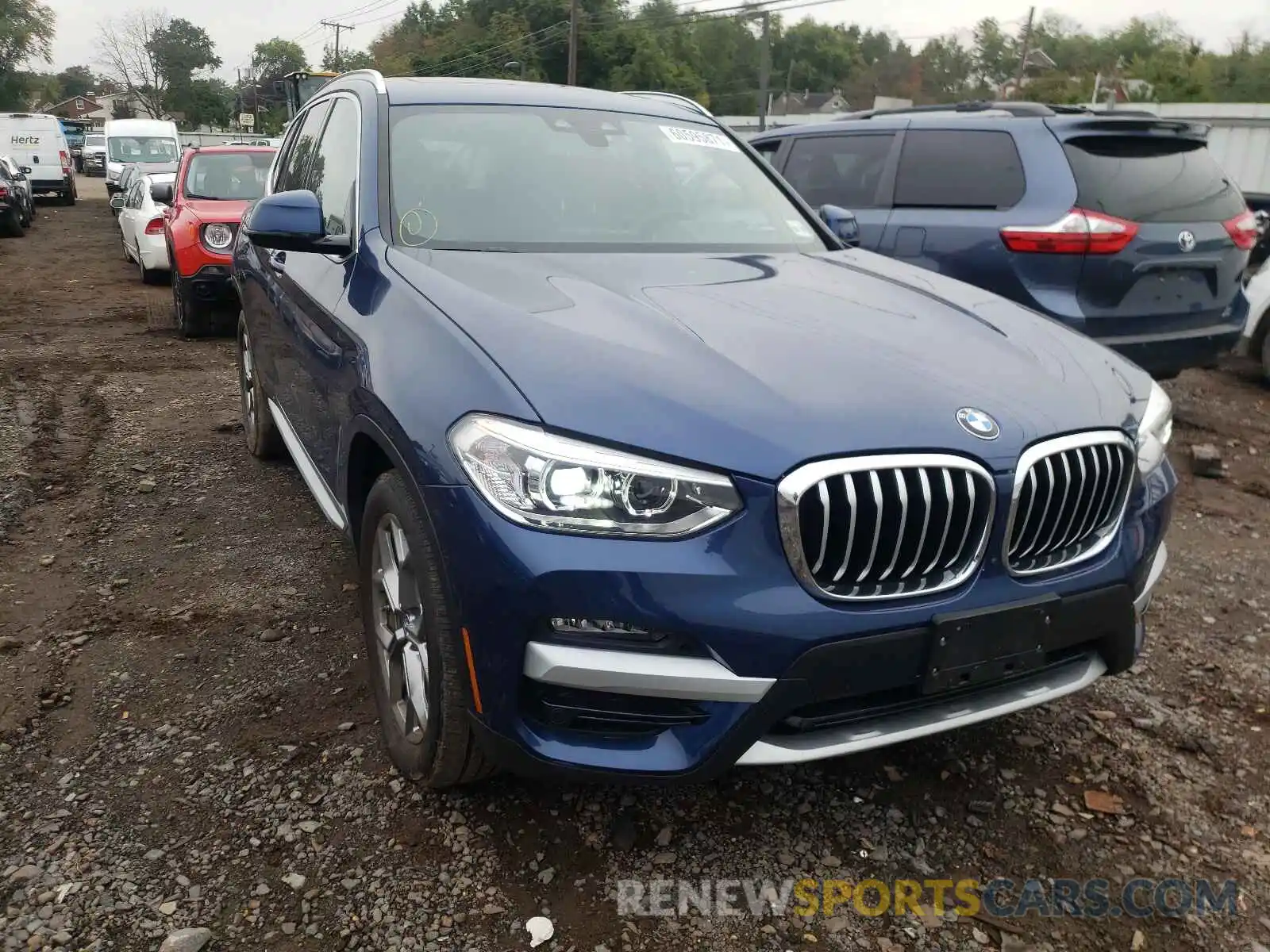 1 Фотография поврежденного автомобиля 5UXTY5C08L9B54830 BMW X3 2020