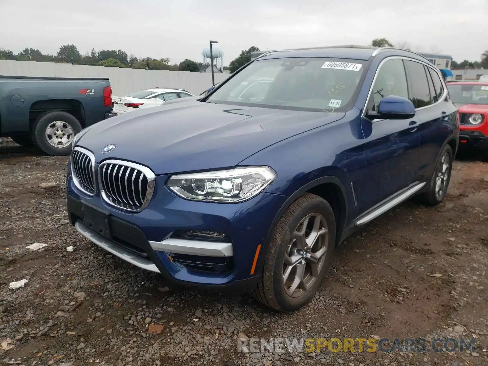 2 Photograph of a damaged car 5UXTY5C08L9B54830 BMW X3 2020