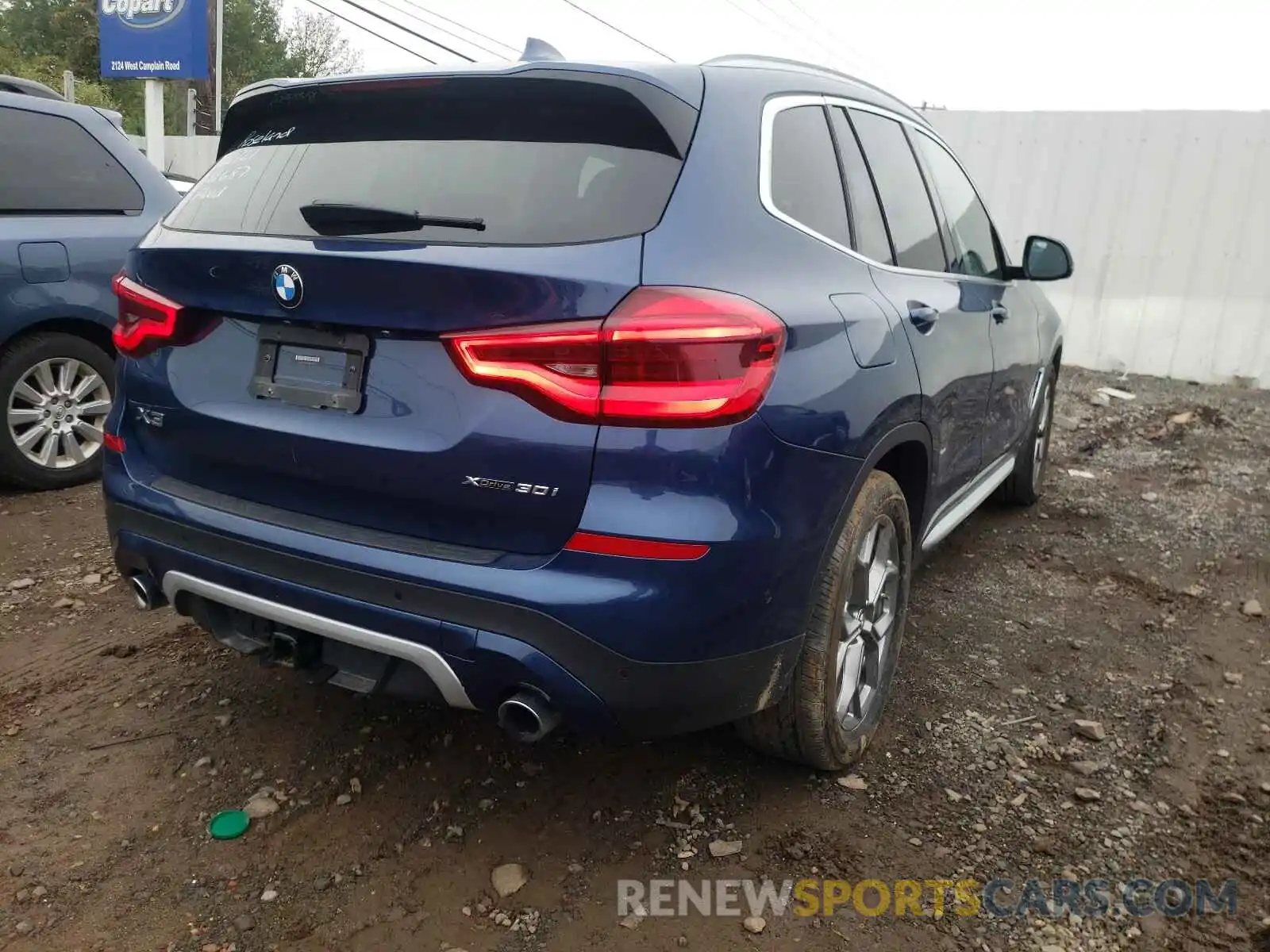 4 Фотография поврежденного автомобиля 5UXTY5C08L9B54830 BMW X3 2020