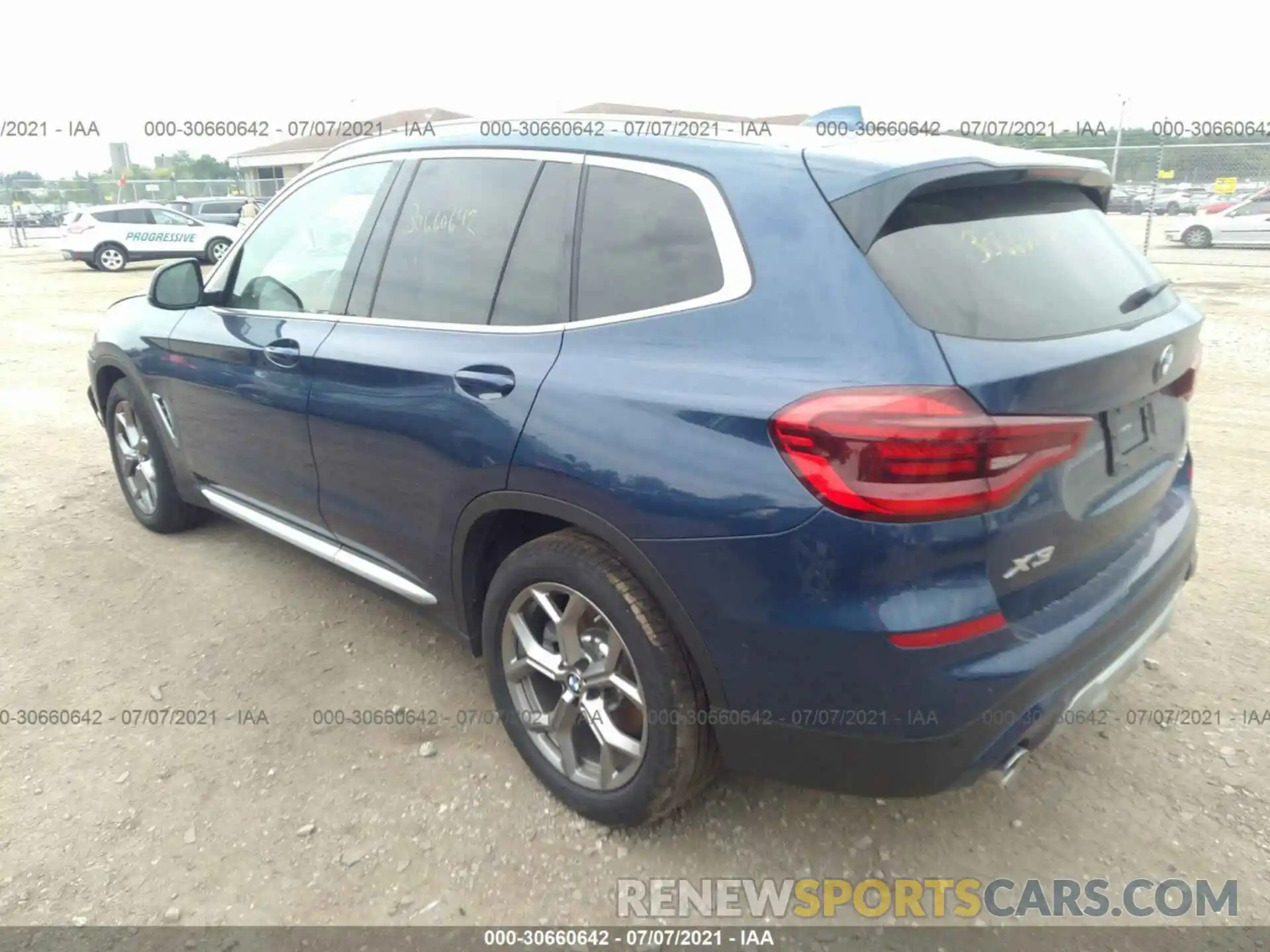 3 Фотография поврежденного автомобиля 5UXTY5C08L9B77444 BMW X3 2020