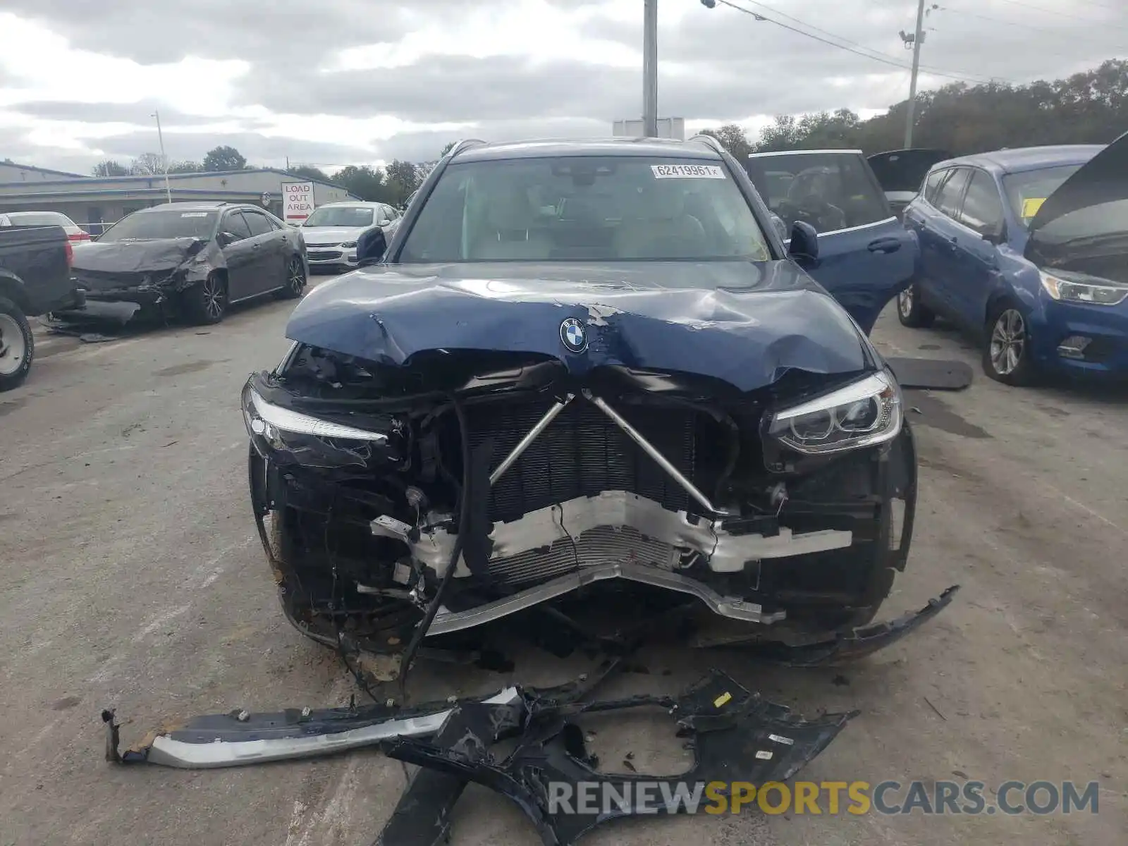 9 Photograph of a damaged car 5UXTY5C08L9C36167 BMW X3 2020