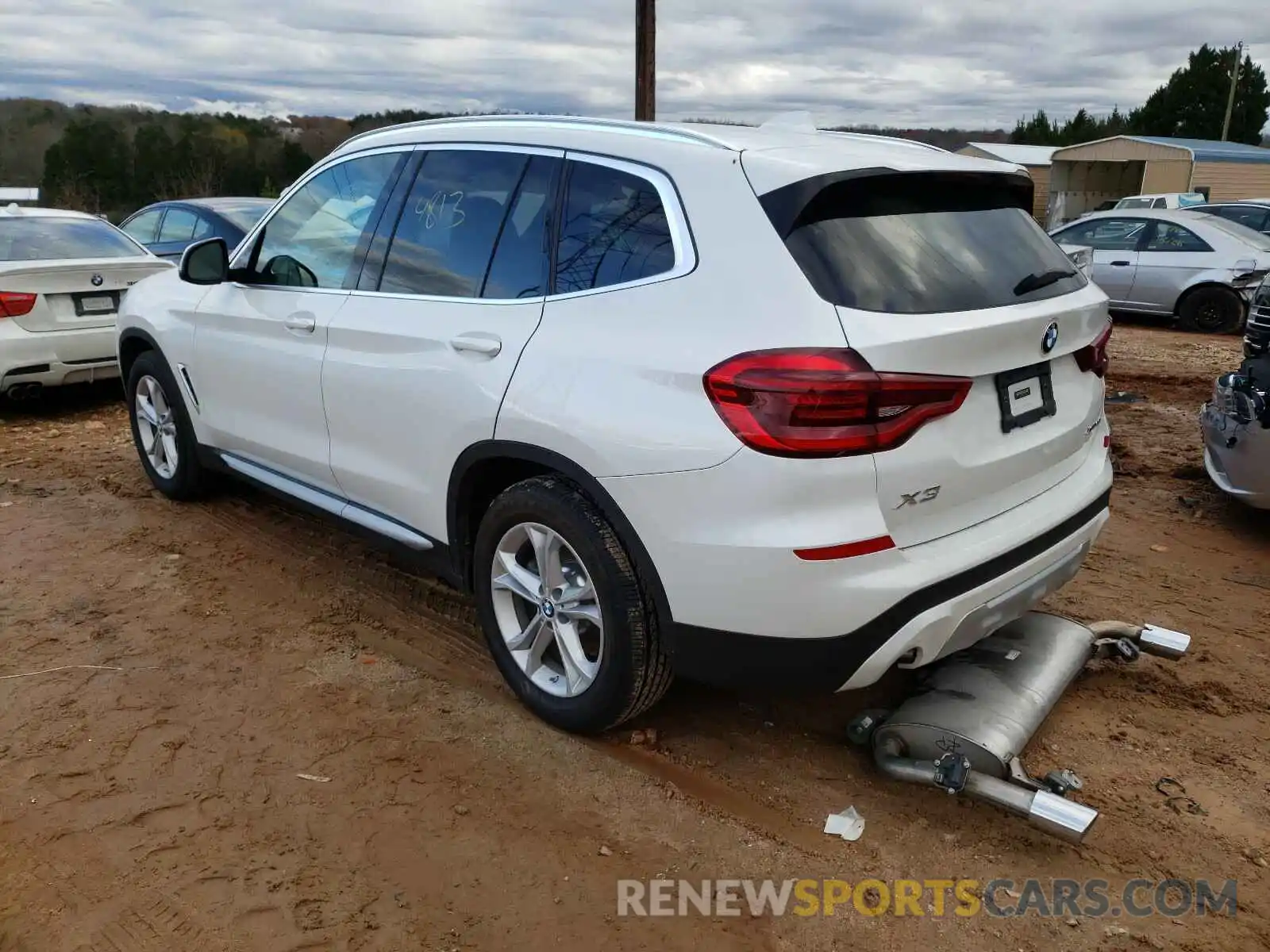 3 Фотография поврежденного автомобиля 5UXTY5C08L9C42163 BMW X3 2020