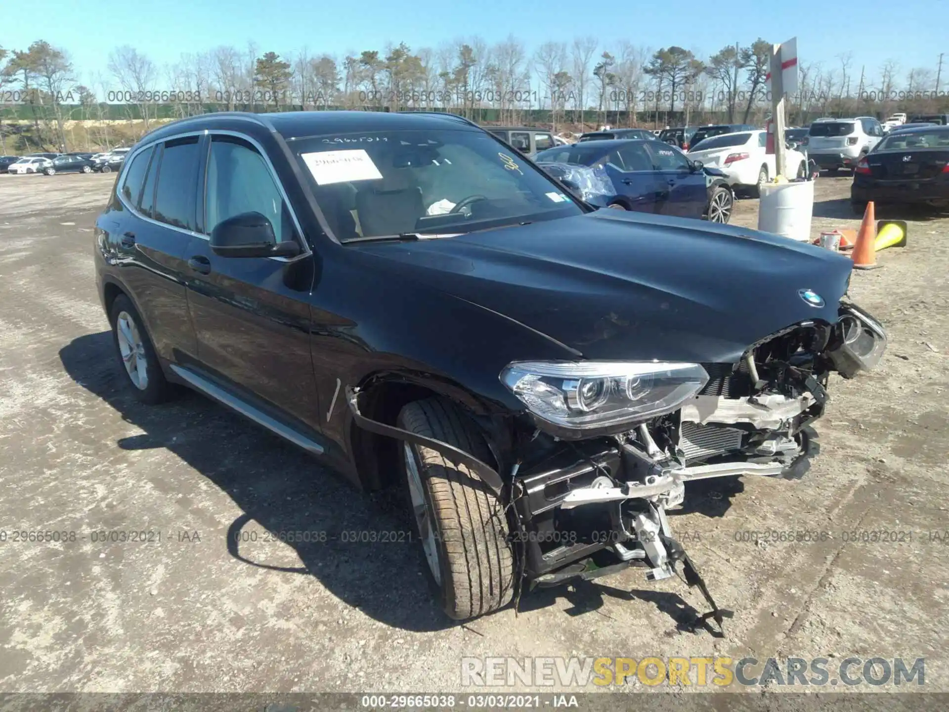 1 Photograph of a damaged car 5UXTY5C08L9C80332 BMW X3 2020