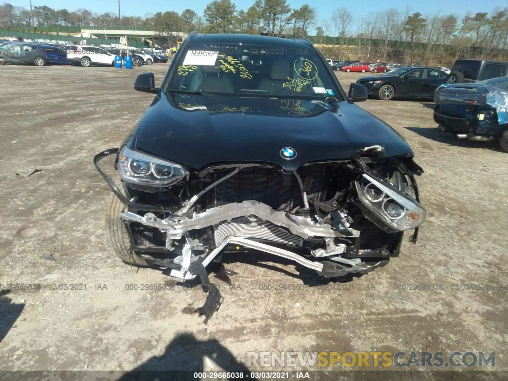 6 Photograph of a damaged car 5UXTY5C08L9C80332 BMW X3 2020