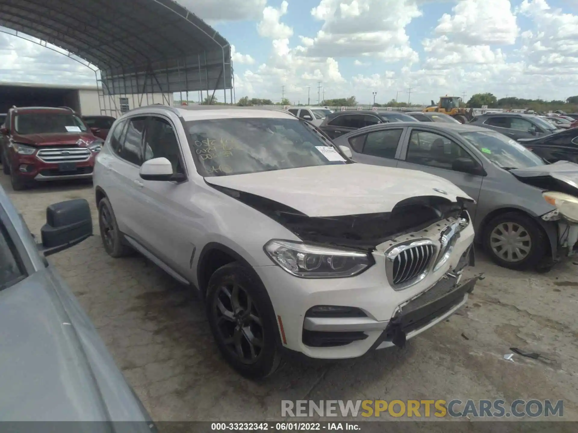 1 Photograph of a damaged car 5UXTY5C08L9D03639 BMW X3 2020