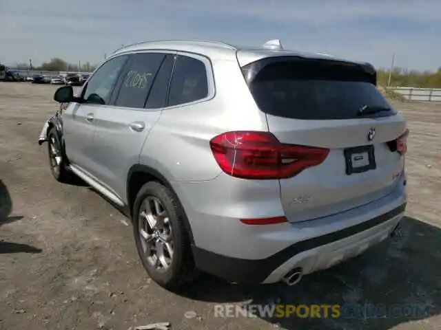 3 Photograph of a damaged car 5UXTY5C08L9D06539 BMW X3 2020