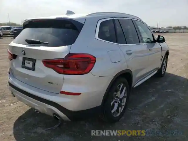 4 Фотография поврежденного автомобиля 5UXTY5C08L9D06539 BMW X3 2020