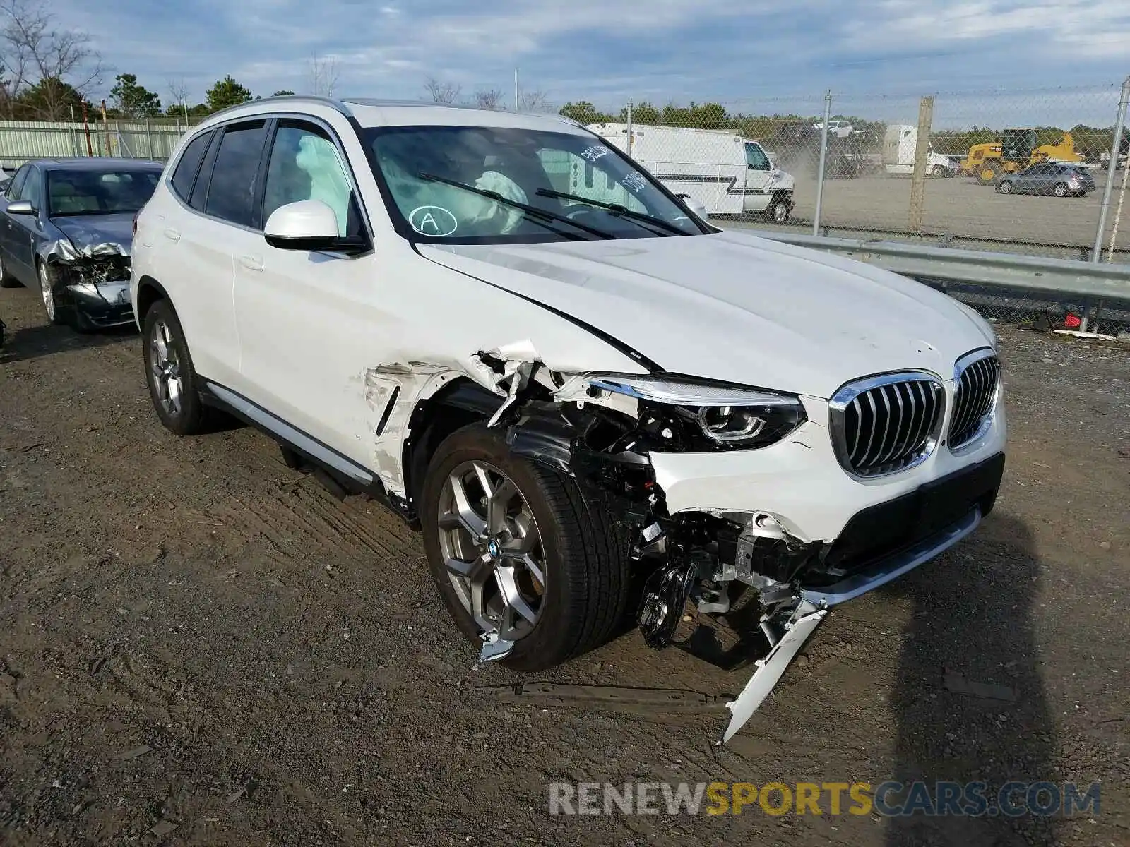 1 Photograph of a damaged car 5UXTY5C08L9D51867 BMW X3 2020