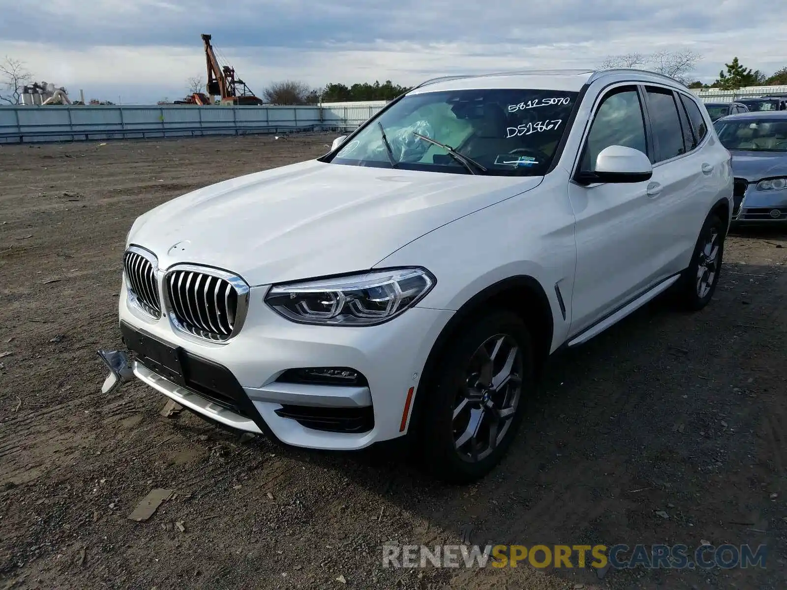 2 Photograph of a damaged car 5UXTY5C08L9D51867 BMW X3 2020