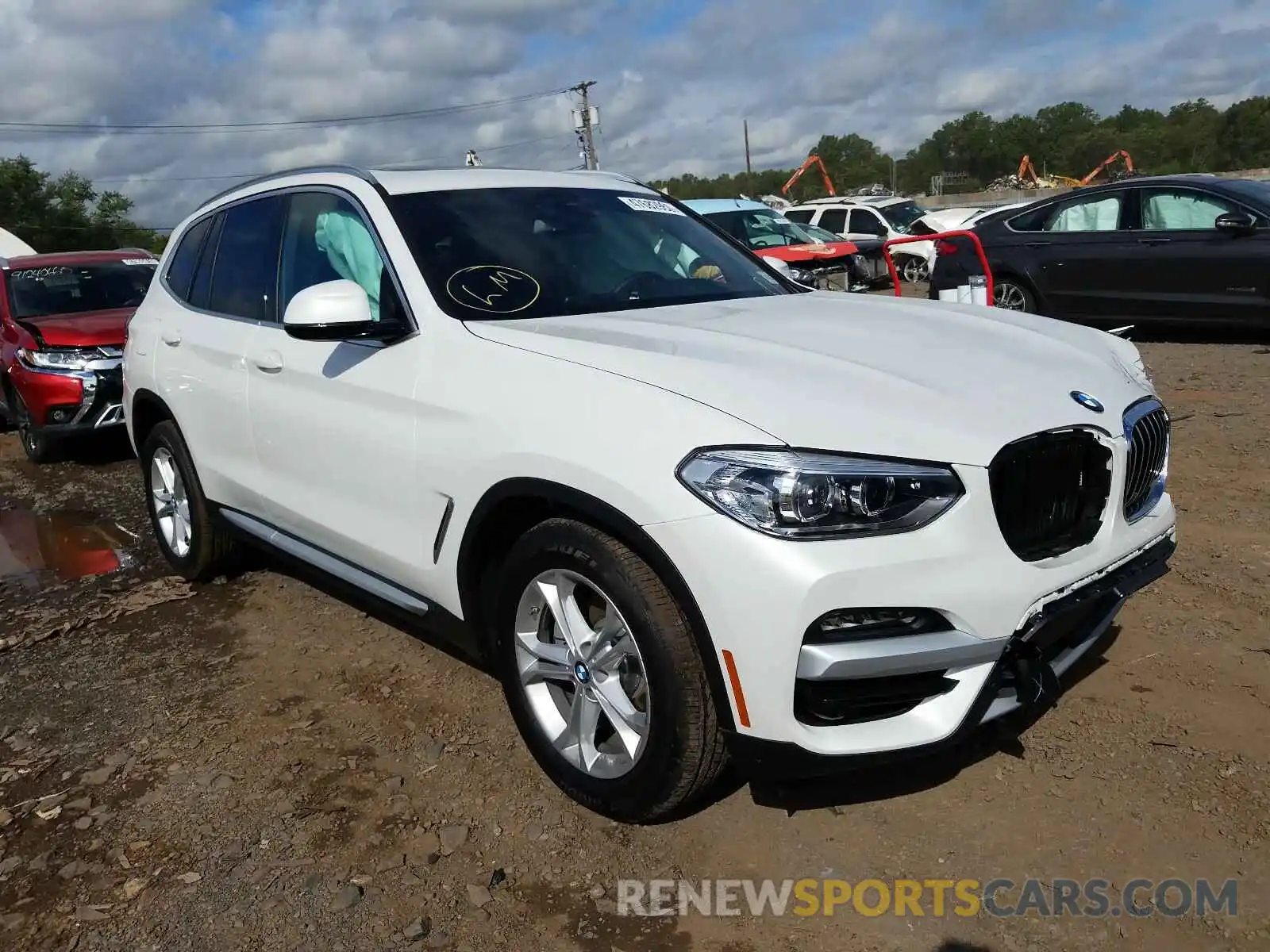 1 Photograph of a damaged car 5UXTY5C08L9D68006 BMW X3 2020