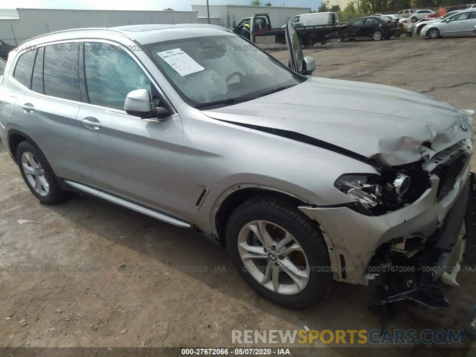 1 Photograph of a damaged car 5UXTY5C08LLT31778 BMW X3 2020