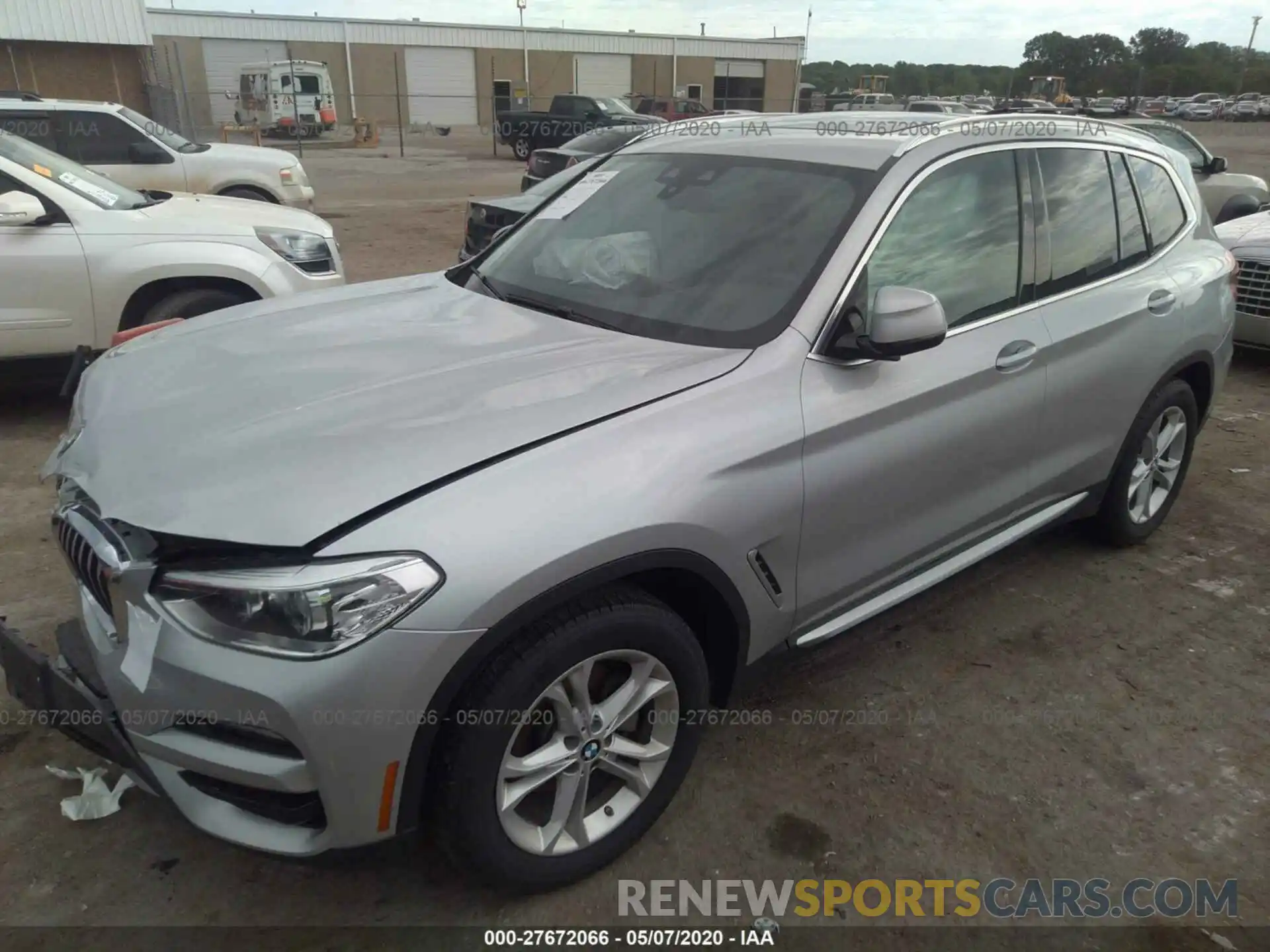 2 Photograph of a damaged car 5UXTY5C08LLT31778 BMW X3 2020