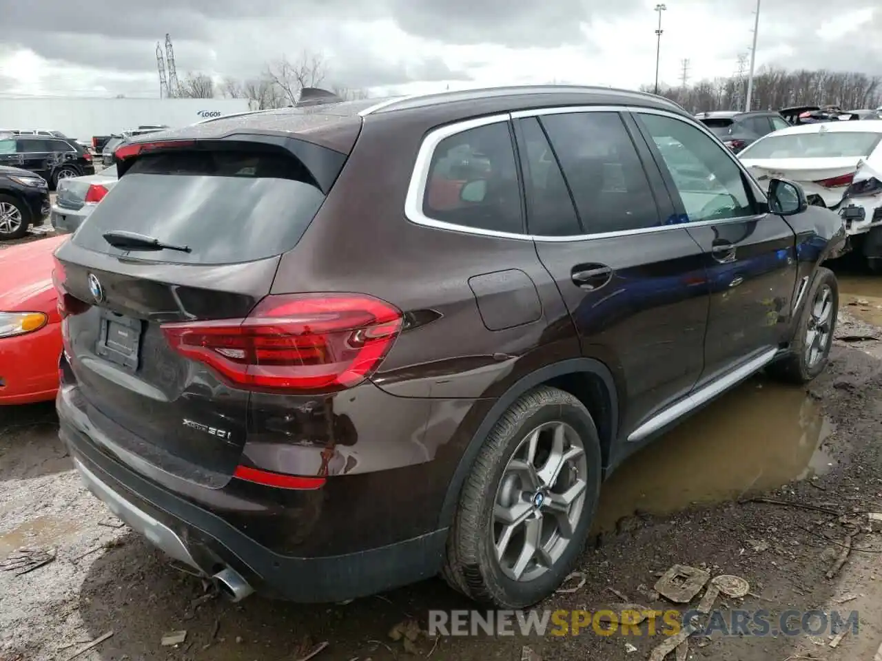 4 Фотография поврежденного автомобиля 5UXTY5C08LLT33286 BMW X3 2020