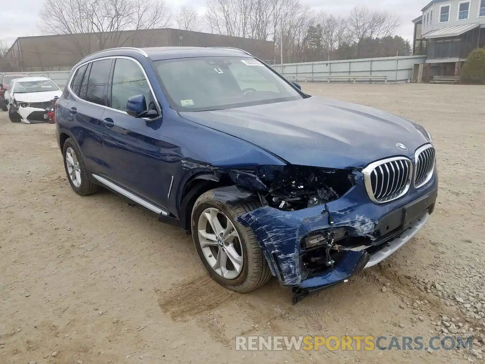 1 Photograph of a damaged car 5UXTY5C08LLT36933 BMW X3 2020