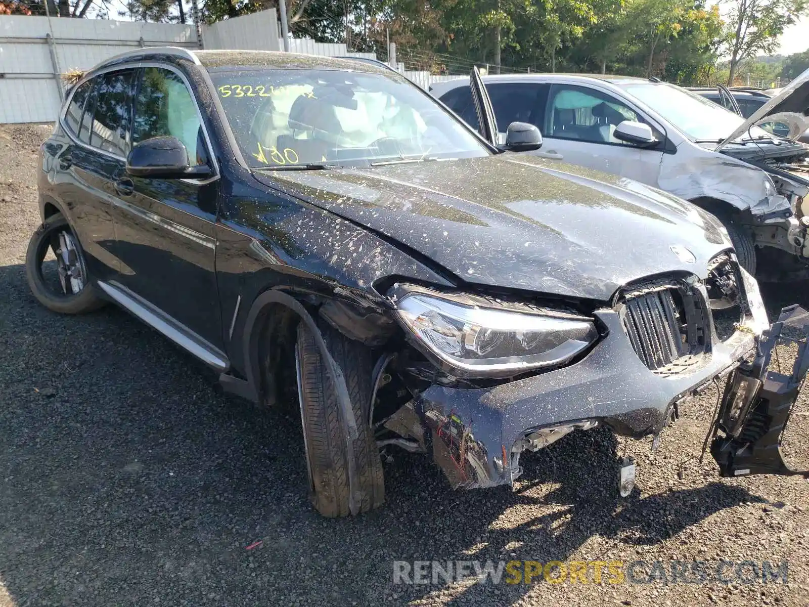 1 Photograph of a damaged car 5UXTY5C09L9B08116 BMW X3 2020