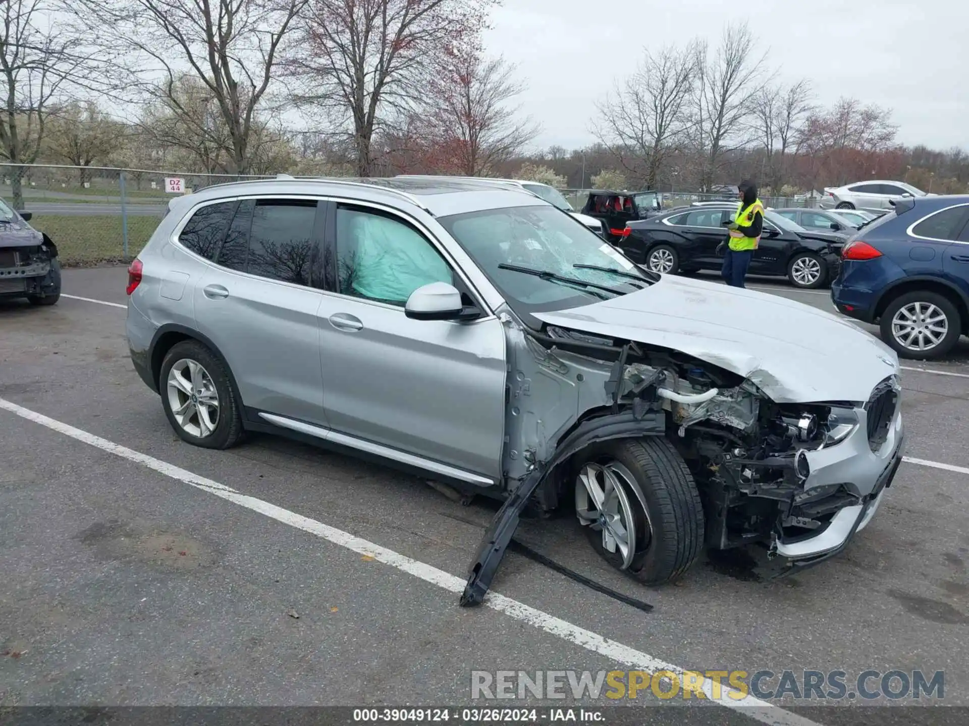 1 Photograph of a damaged car 5UXTY5C09L9B17107 BMW X3 2020
