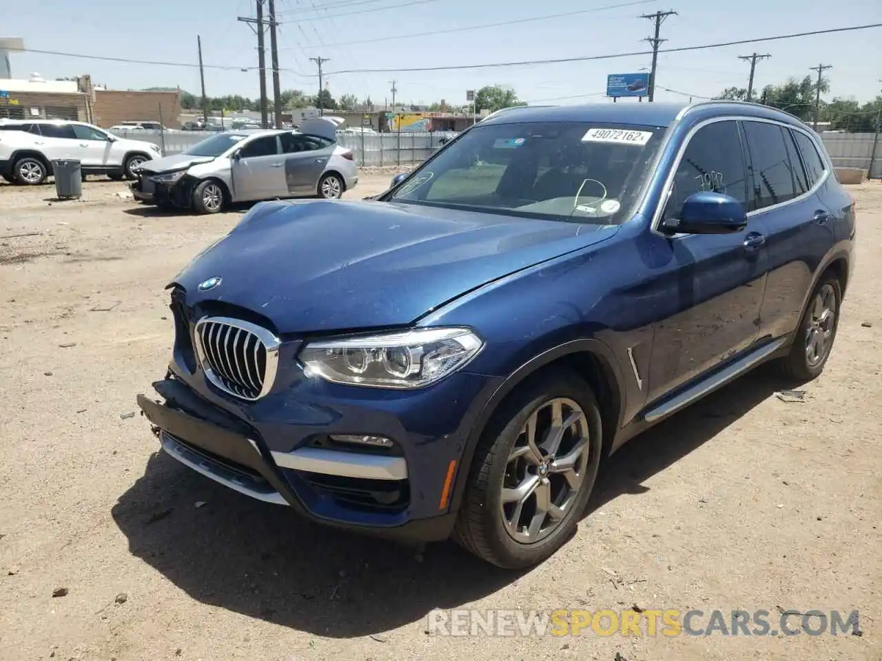 2 Photograph of a damaged car 5UXTY5C09L9B17995 BMW X3 2020