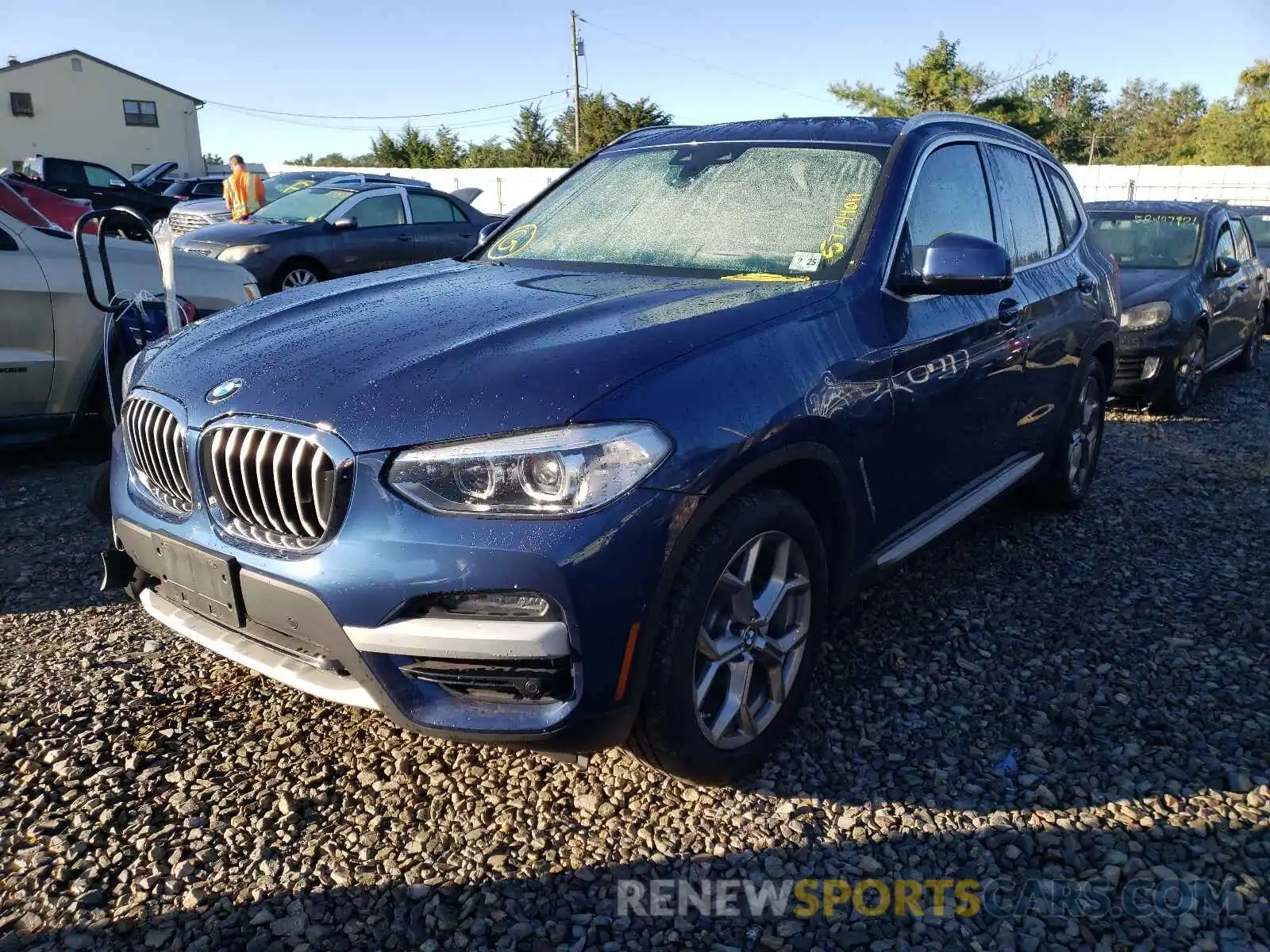 2 Photograph of a damaged car 5UXTY5C09L9B23909 BMW X3 2020