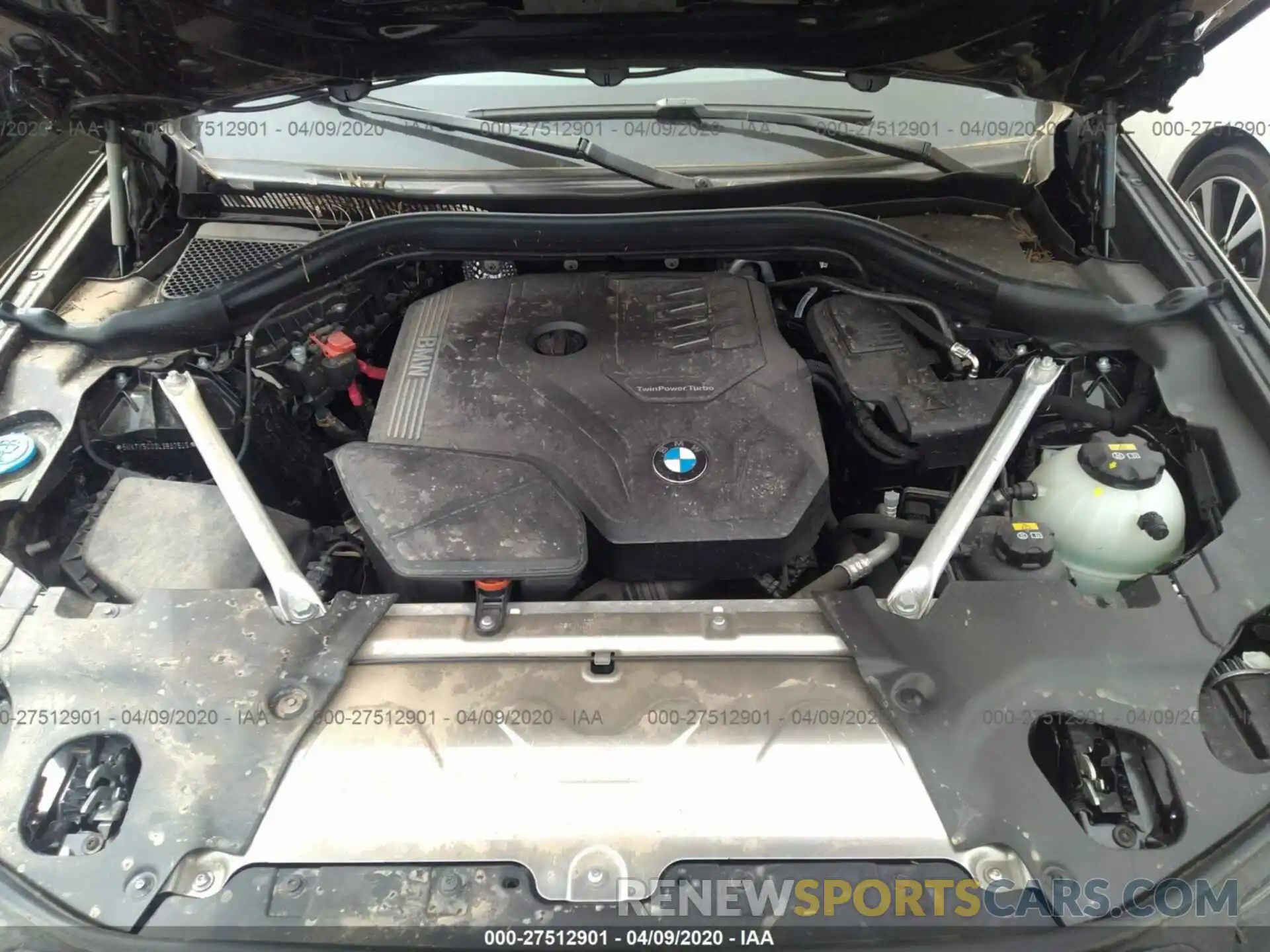 10 Фотография поврежденного автомобиля 5UXTY5C09L9B37535 BMW X3 2020