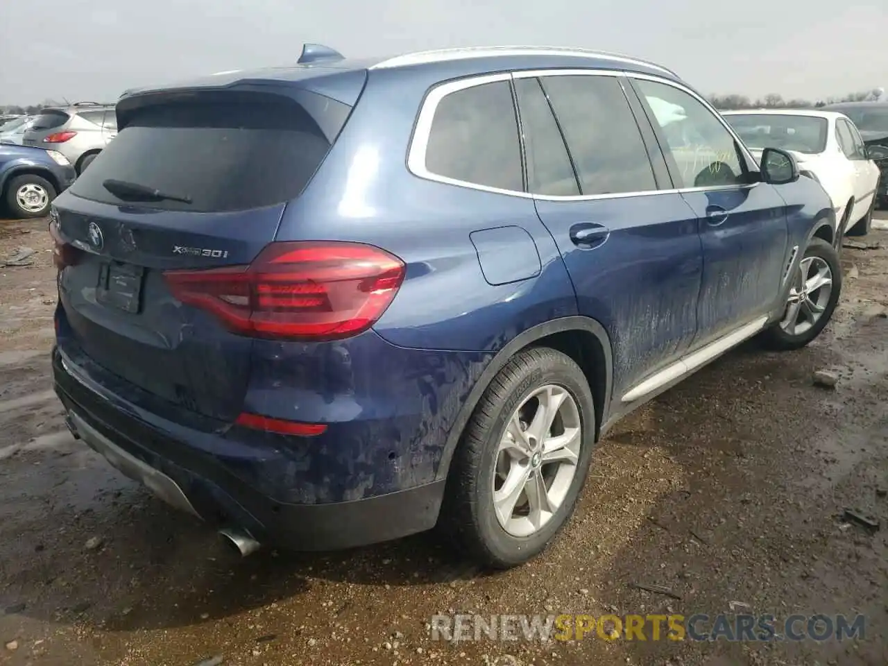 4 Фотография поврежденного автомобиля 5UXTY5C09L9B70342 BMW X3 2020