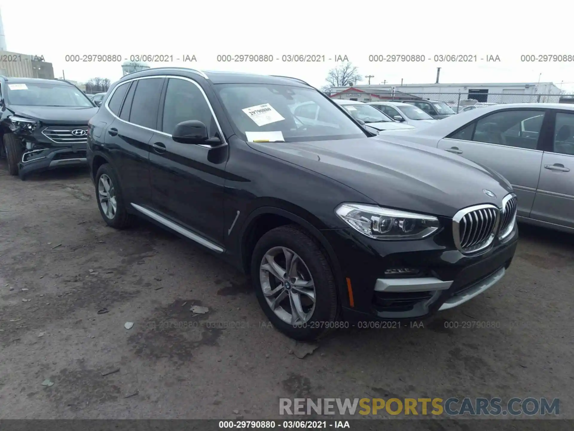 1 Photograph of a damaged car 5UXTY5C09L9B76870 BMW X3 2020