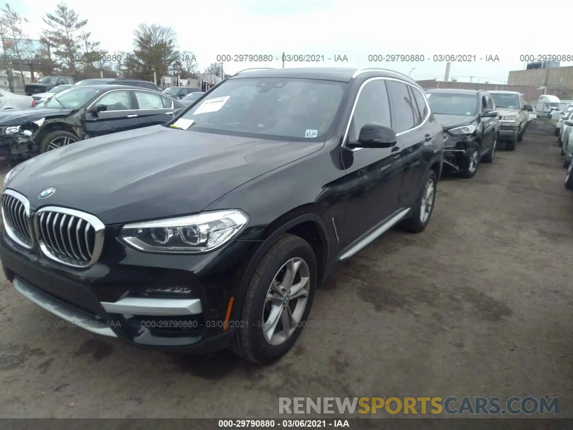 2 Photograph of a damaged car 5UXTY5C09L9B76870 BMW X3 2020