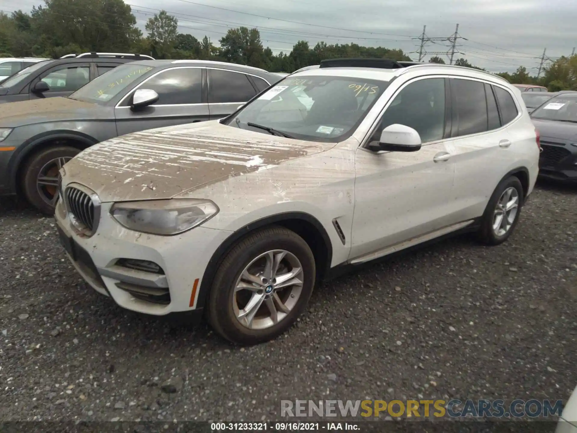 2 Photograph of a damaged car 5UXTY5C09L9B90462 BMW X3 2020