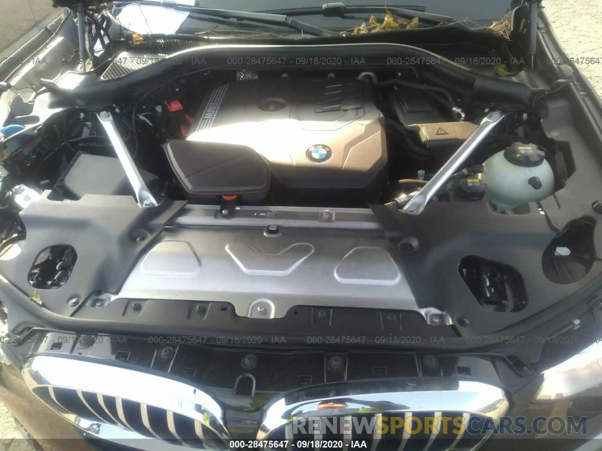 10 Фотография поврежденного автомобиля 5UXTY5C09L9C41779 BMW X3 2020