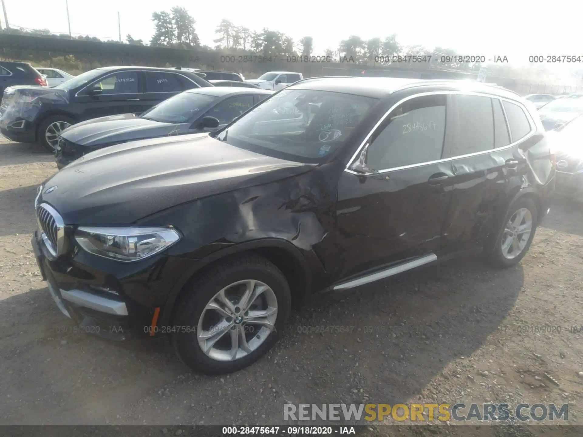 2 Photograph of a damaged car 5UXTY5C09L9C41779 BMW X3 2020