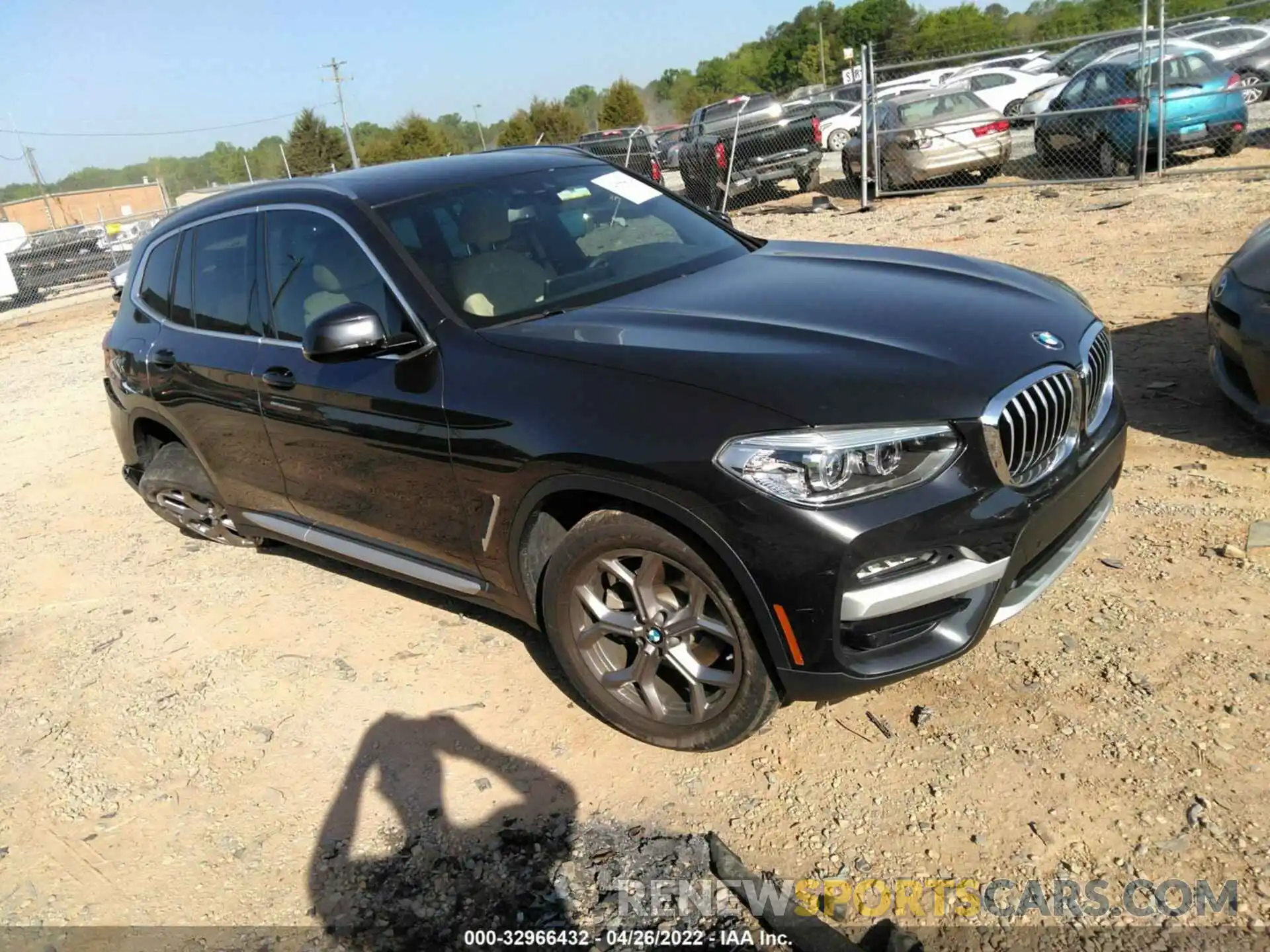 1 Photograph of a damaged car 5UXTY5C09L9C54077 BMW X3 2020