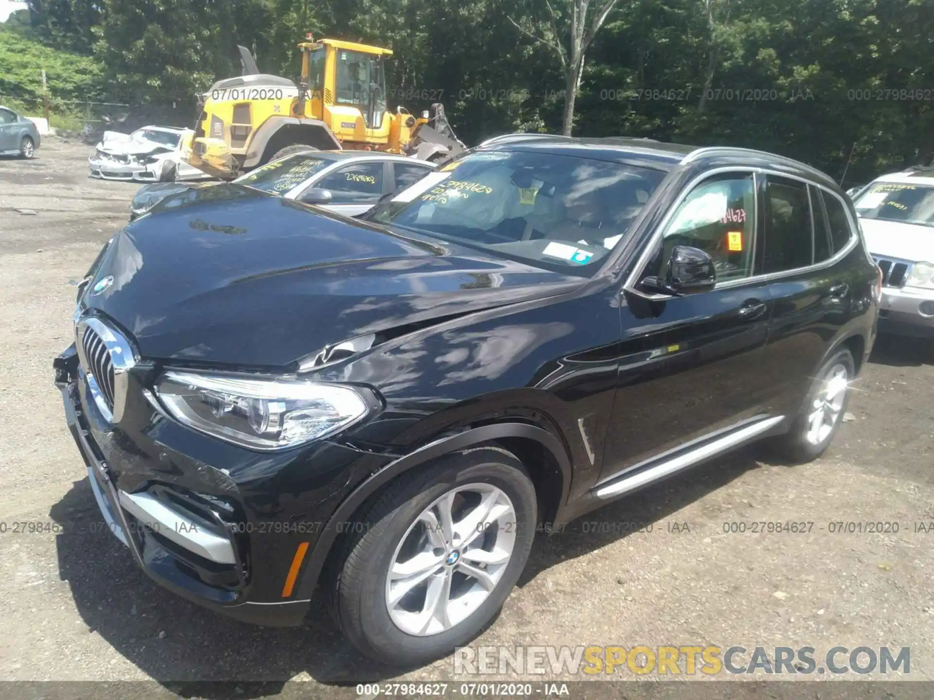 2 Photograph of a damaged car 5UXTY5C09L9C62244 BMW X3 2020