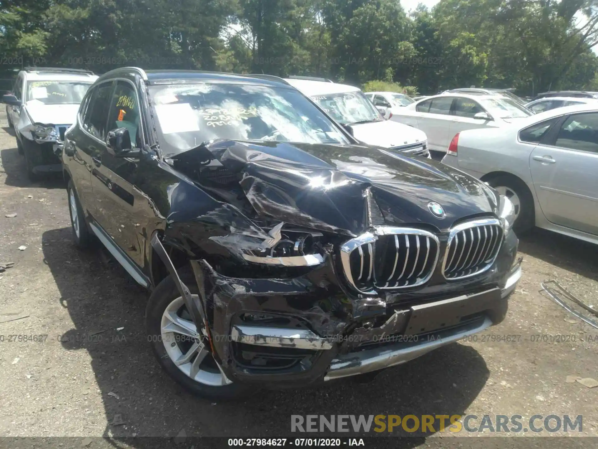 6 Photograph of a damaged car 5UXTY5C09L9C62244 BMW X3 2020