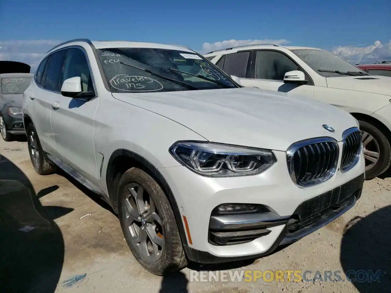 1 Фотография поврежденного автомобиля 5UXTY5C09L9C73213 BMW X3 2020