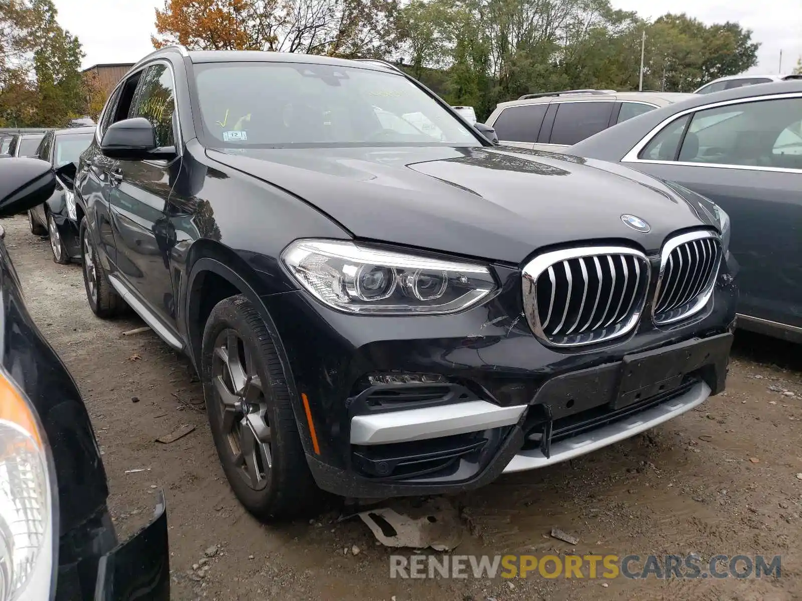 1 Photograph of a damaged car 5UXTY5C09L9D22863 BMW X3 2020