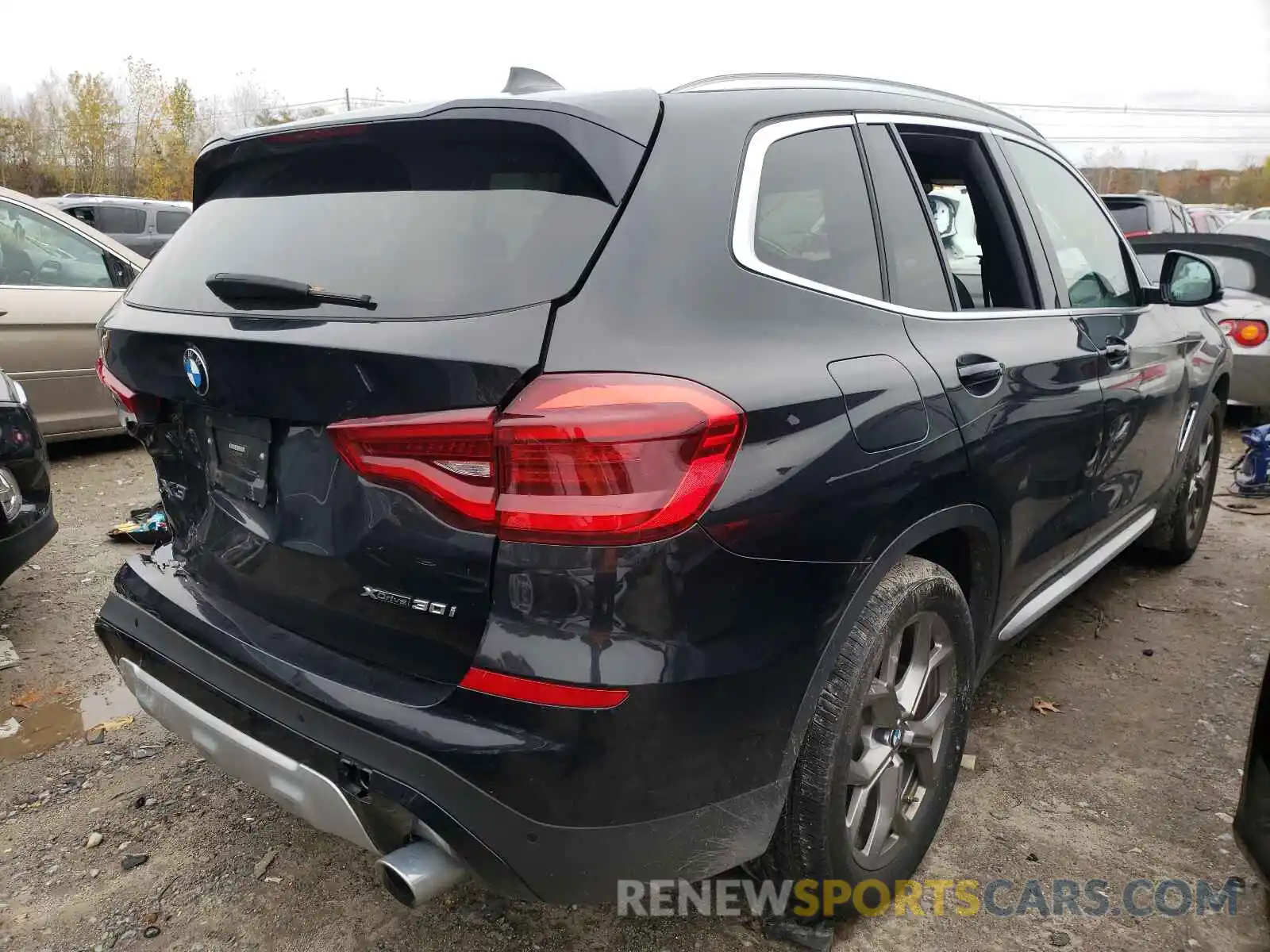 4 Фотография поврежденного автомобиля 5UXTY5C09L9D22863 BMW X3 2020