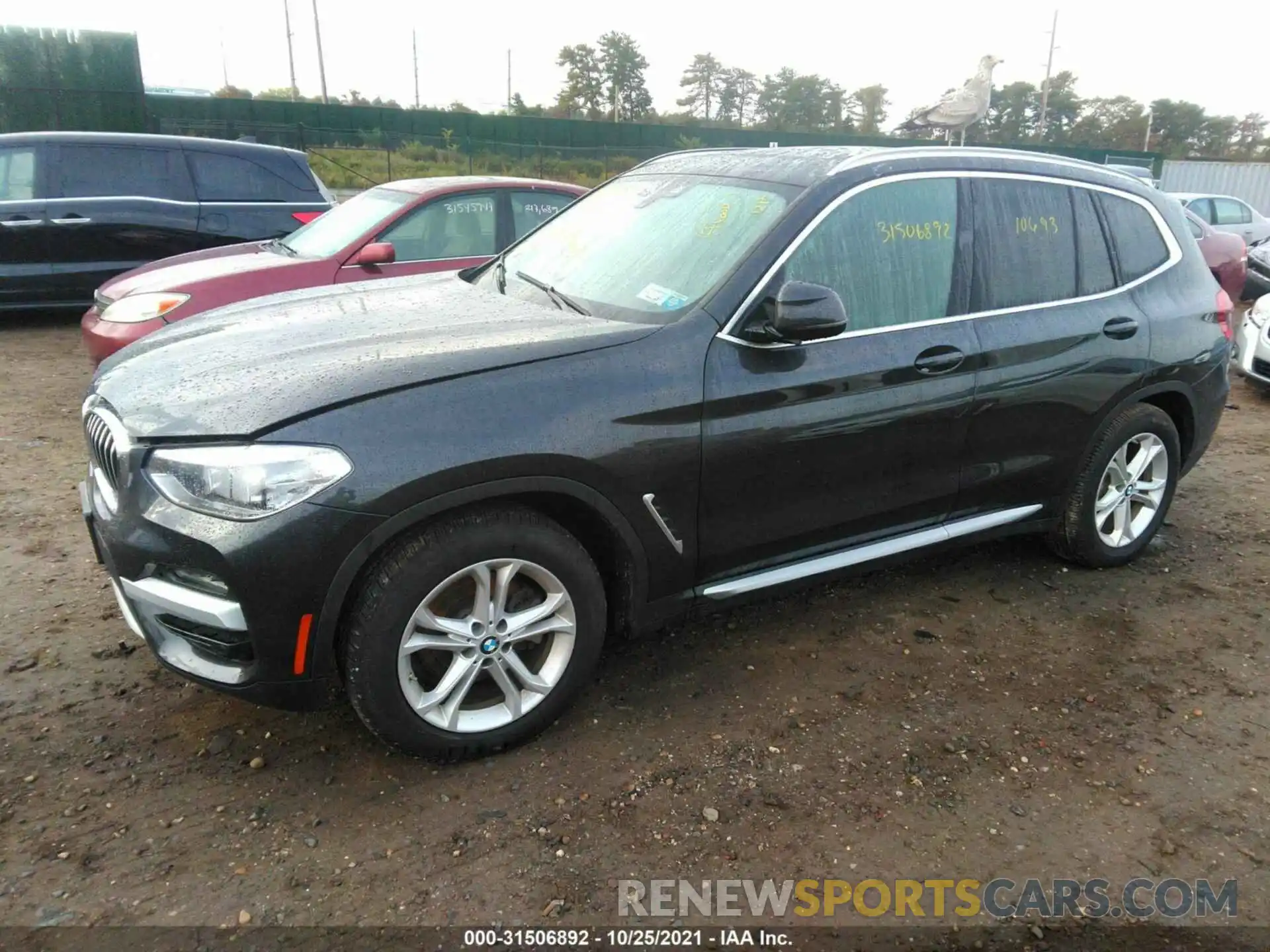 2 Photograph of a damaged car 5UXTY5C09L9D37153 BMW X3 2020