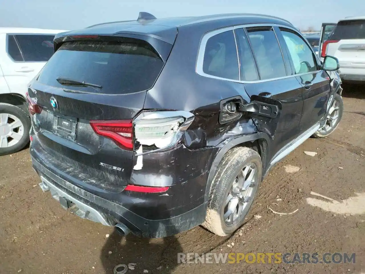 4 Photograph of a damaged car 5UXTY5C09L9D52896 BMW X3 2020