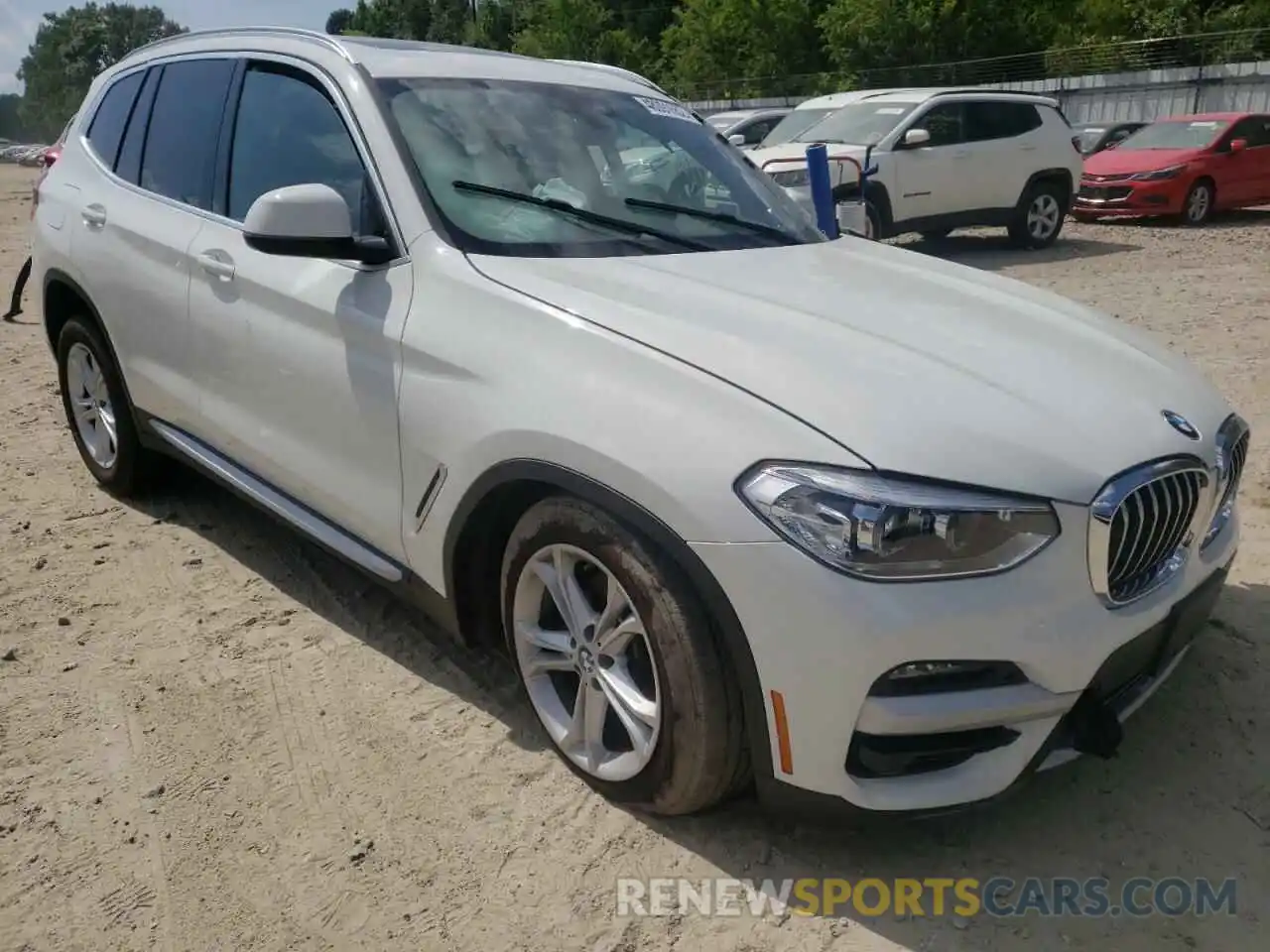 1 Photograph of a damaged car 5UXTY5C09L9D58519 BMW X3 2020